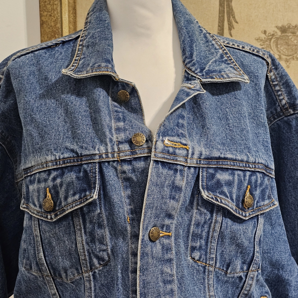 Vintage 90s Disney Store XL Denim Jacket Mickey And Friends - Picture 3 of 13